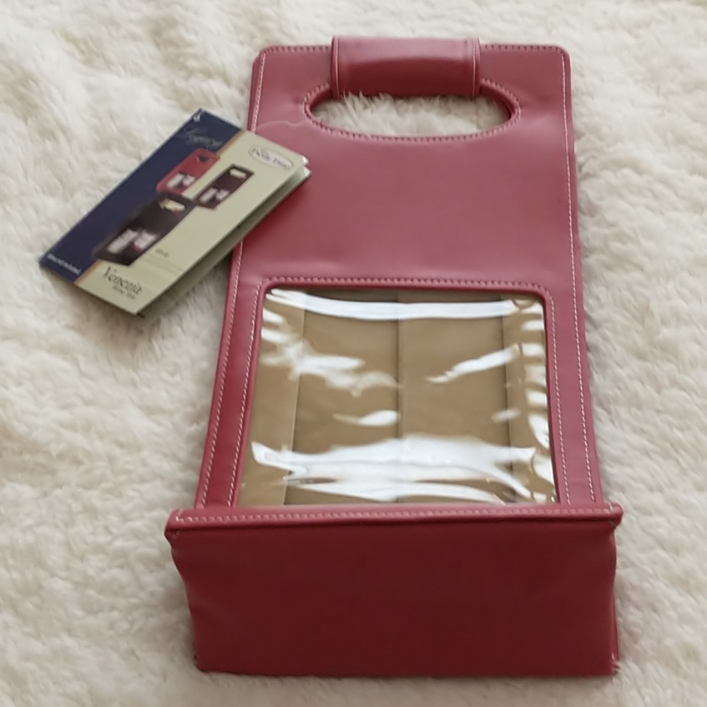 Picnic Time Legacy Venezia Wine Tote Red Vinyl NWT